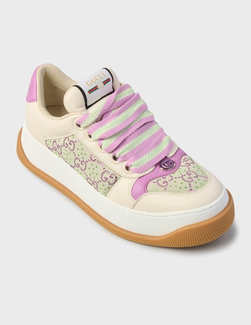 бежевые Кеды Gucci GG1404SCREN_beige