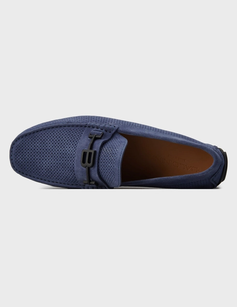 синие мужские Мокасины Baldinini U5E212P1CRFO-1065_blue 16995 грн