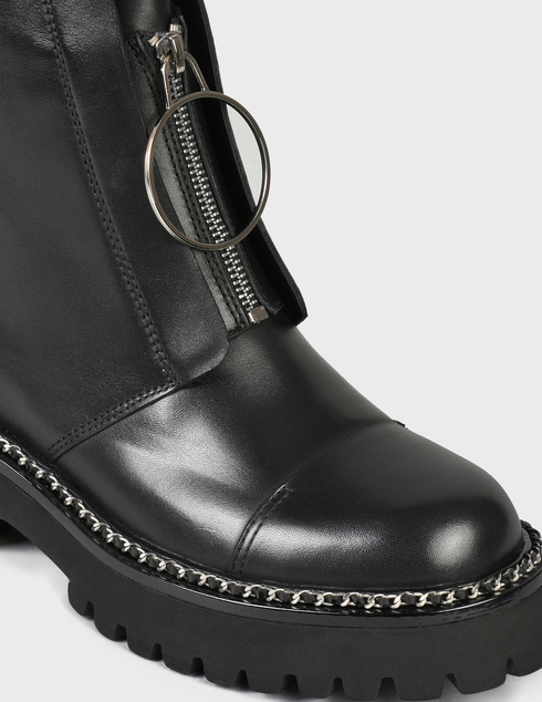 женские черные кожаные Ботинки Tuffoni 1021092-black - фото-5