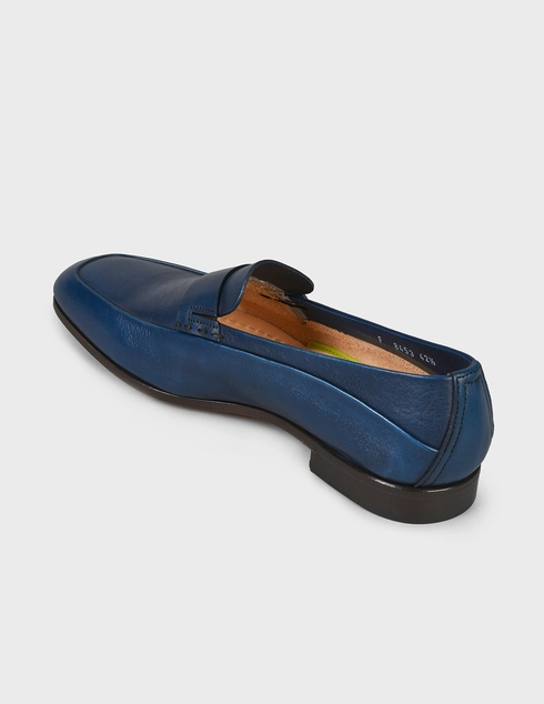 мужские синие Лоферы Fabi 8453-blue - фото-2