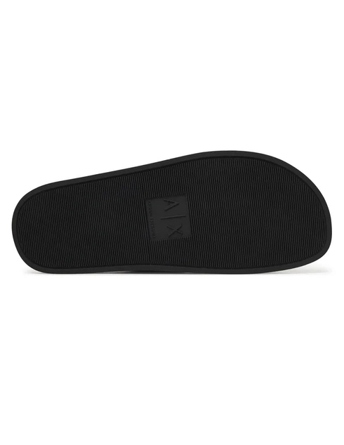 черные Шлепанцы Armani Exchange XM002619AF10848-UC001 размер - 40; 41; 42; 43; 44; 45