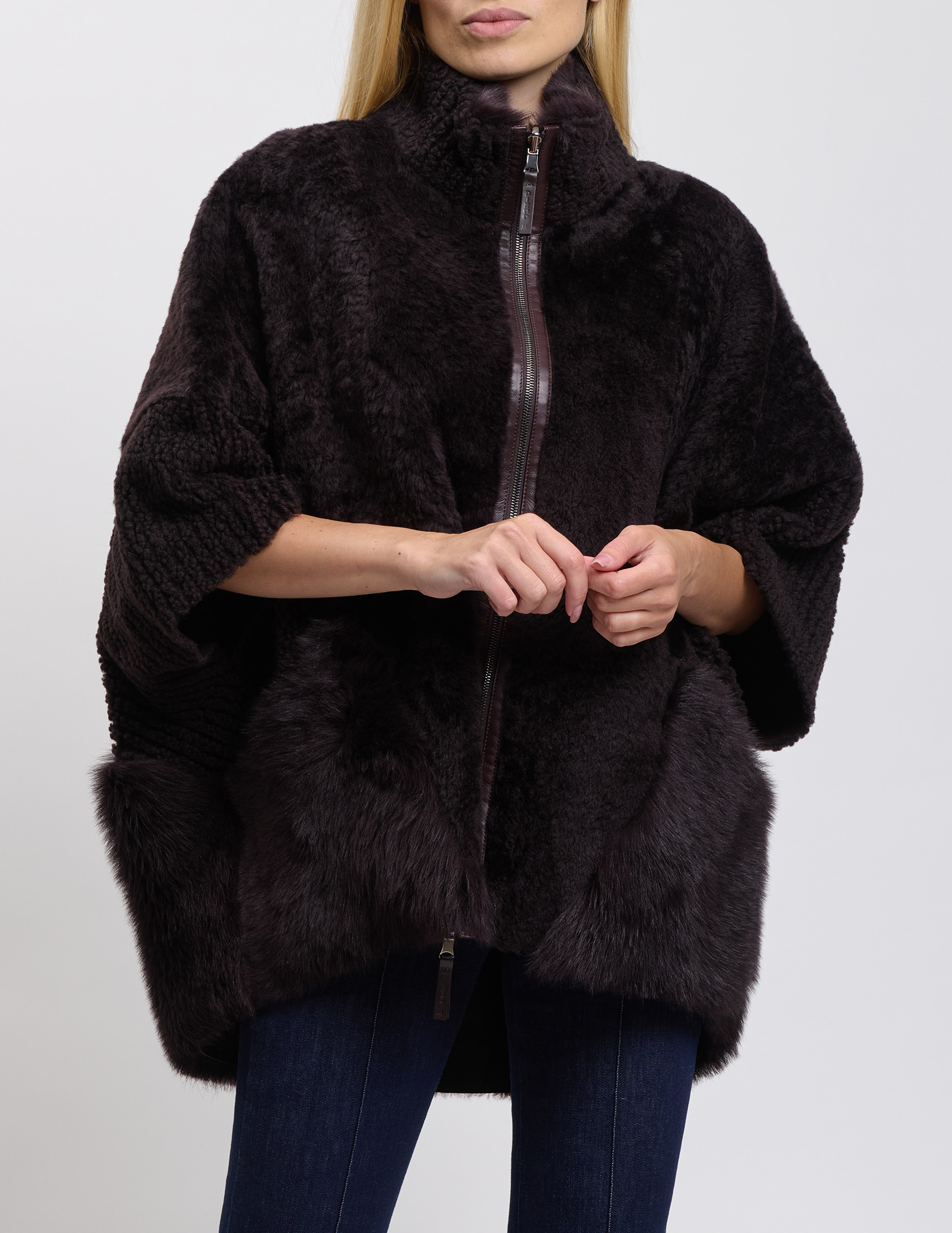 

Дубленка, Бордовый