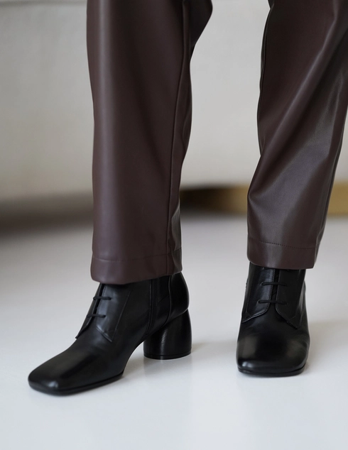 женские черные Ботильоны H'estia Venezia 4824_black - фото-6