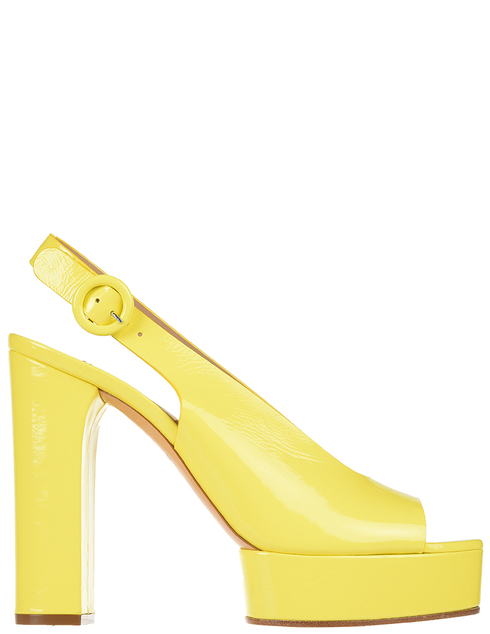 женские желтые Босоножки Casadei 303-yellow - фото-6