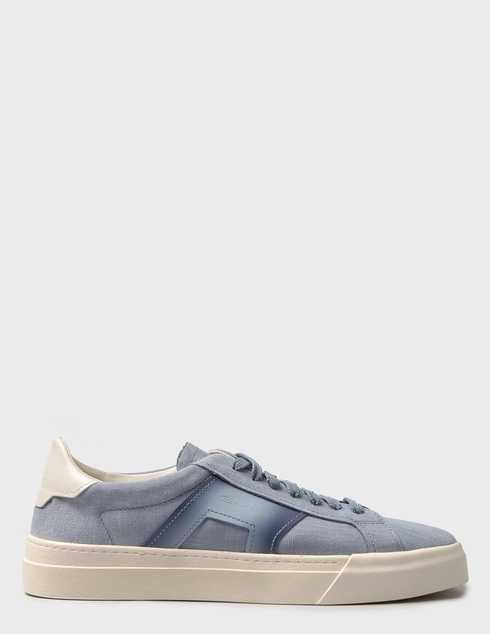 мужские голубые текстильные Кеды Paul&Shark MBGT21964-363_blue - фото-5