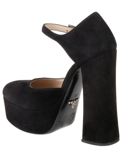 женские черные Туфли Prada PR9626_black - фото-2