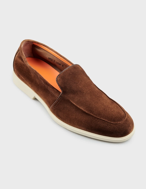 коричневые Туфли Santoni 18829_brown