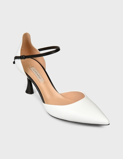 женские белые Туфли Casadei 642-white - фото-2