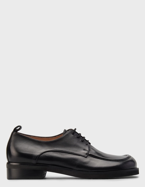 женские черные кожаные Дерби H'estia Venezia 4833_black - фото-5