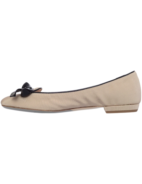 женские бежевые Балетки Giorgio Armani D061_beige - фото-2