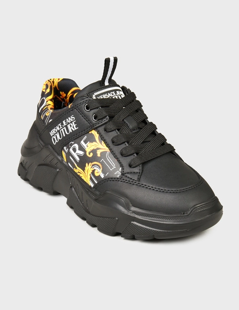 черные Кроссовки Versace Jeans Couture 74YA3SC2-ZP252_black