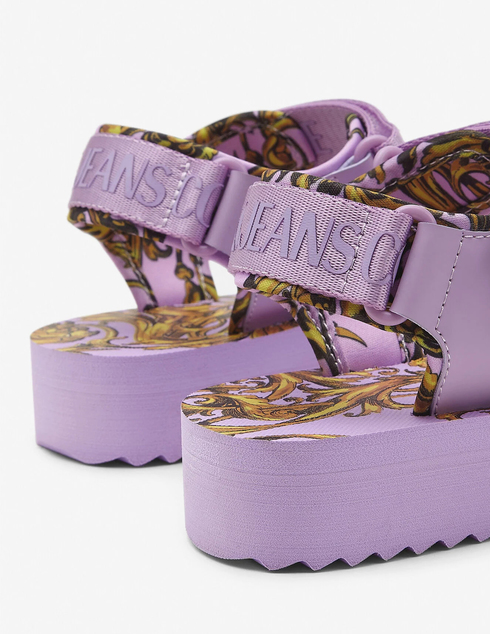 женские фиолетовые Сандалии Versace Jeans Couture ws076_purple - фото-2