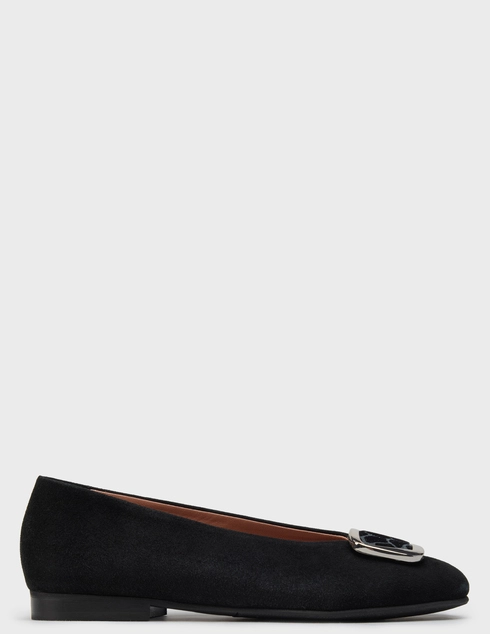 женские черные замшевые Балетки Mot-Cle 2982_black - фото-5