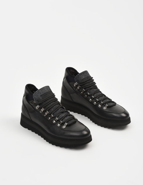 мужские черные Ботинки Blu Barrett 206-black - фото-2