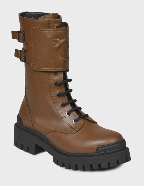 коричневые Ботинки Pinko 072_brown