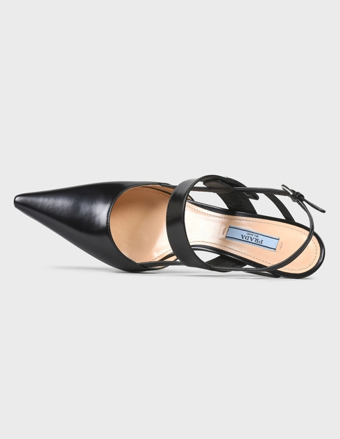 черные женские Босоножки Prada 9009-black 16900 грн