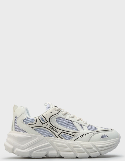 женские белые текстильные Кроссовки Iceberg AGR-2137-K/Re_white - фото-5