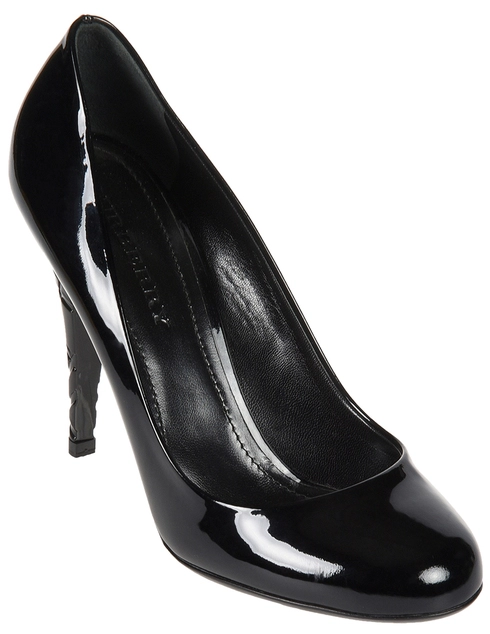 черные Туфли Burberry BURB_LAK-black