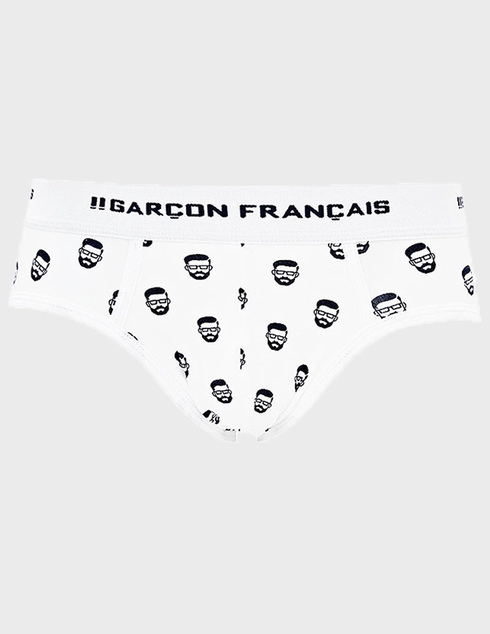 Garcon Francais Slip18-Blanc-daddy-White фото-1