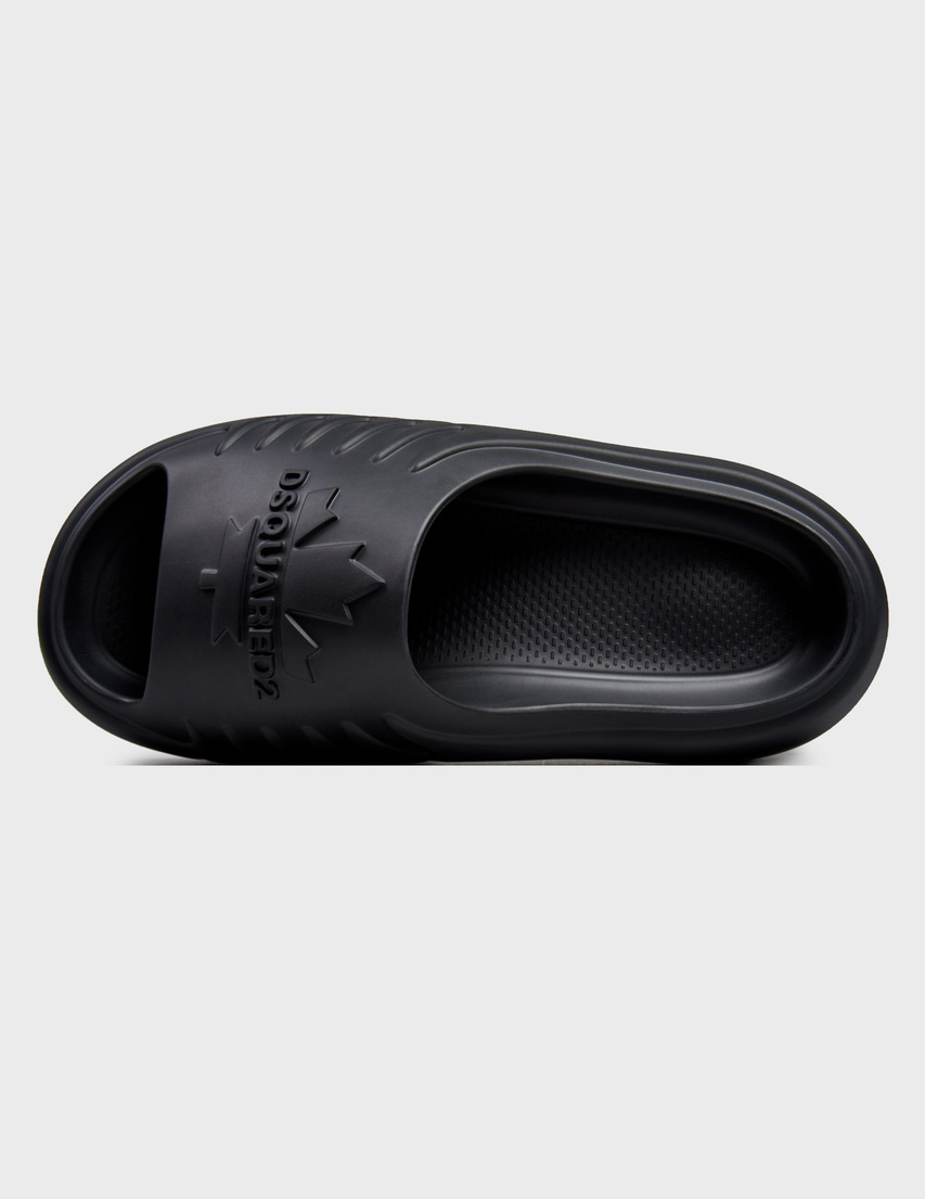 черные мужские Шлепанцы Dsquared2 0025_black 12030 грн