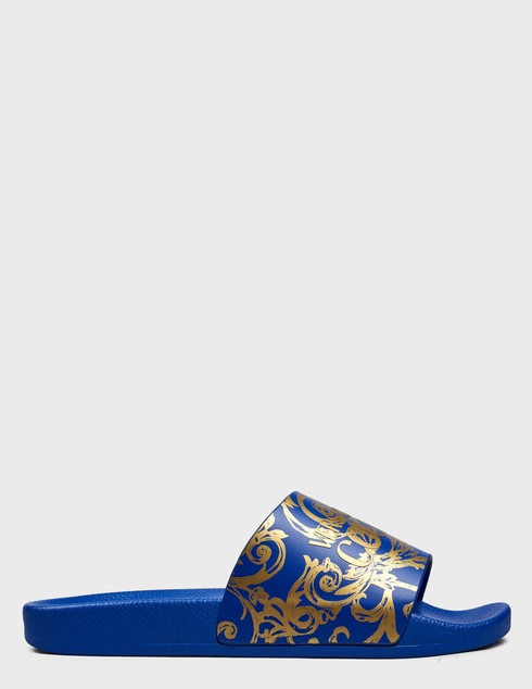 мужские синие резиновые Шлепанцы Versace Jeans Couture 76YA3SQ4-ZS365_blue - фото-5