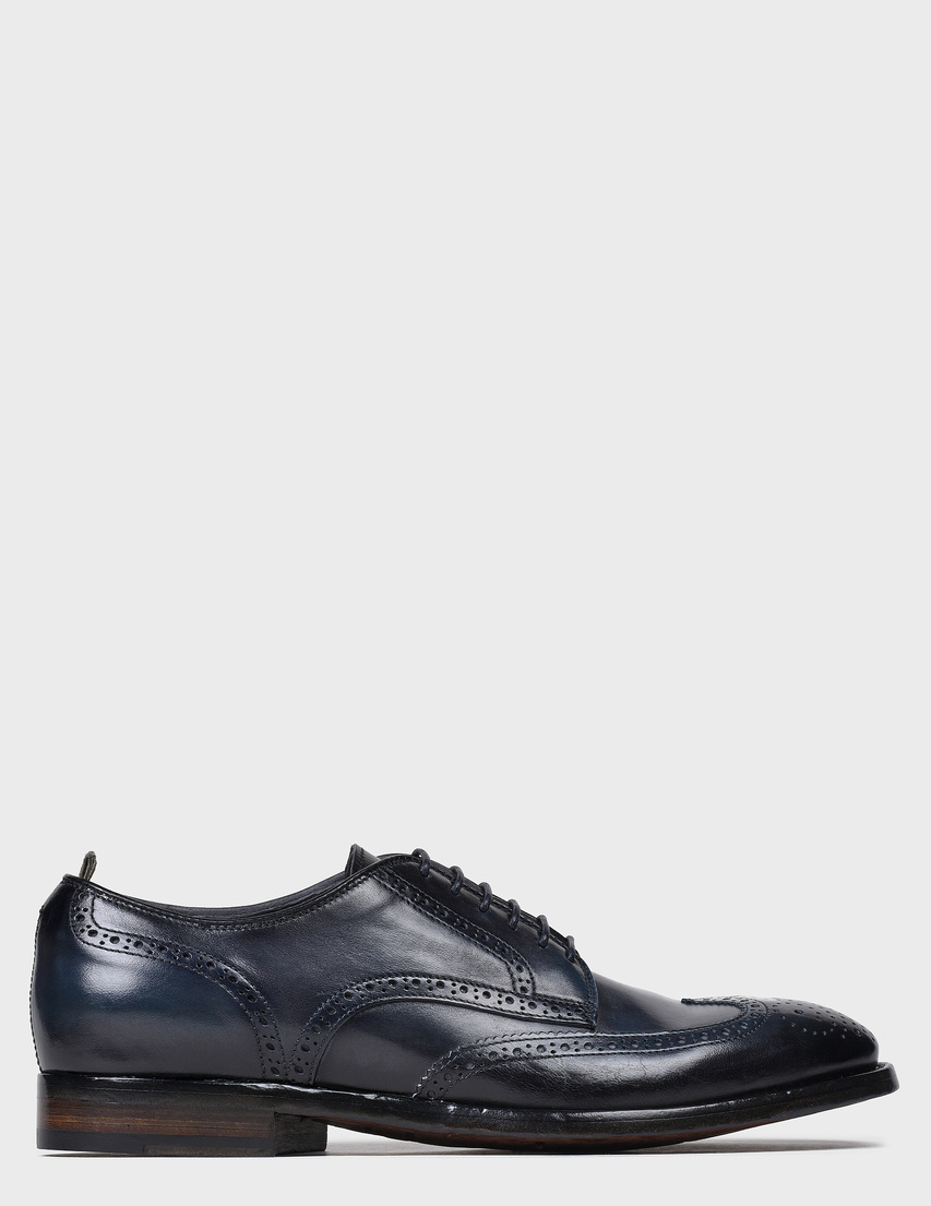 мужские синие Туфли Officine Creative EMORY/003 - фото-2