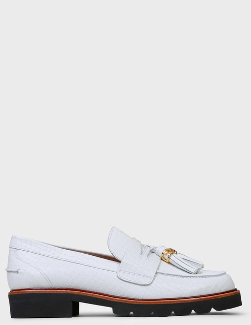 женские белые Лоферы Stuart Weitzman SW-AW20-S3192-MANILA-SIGNATURE-white - фото-2