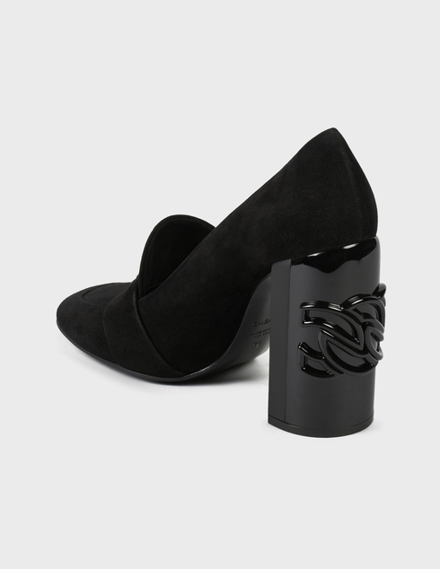 женские черные Туфли Casadei 785-black - фото-2