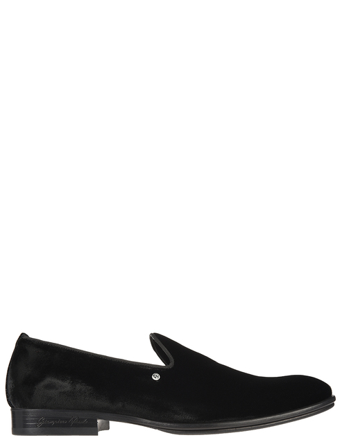 мужские черные велюровые Туфли Giampiero Nicola 32855-black - фото-5