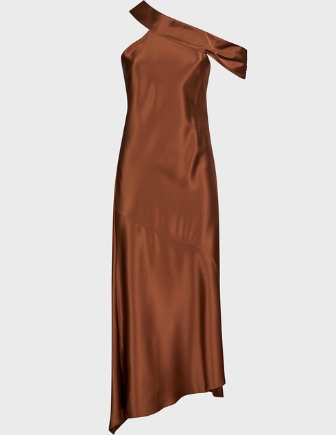 Cushnie Cush-119324-41-миди-sleep-dress-brown фото-1