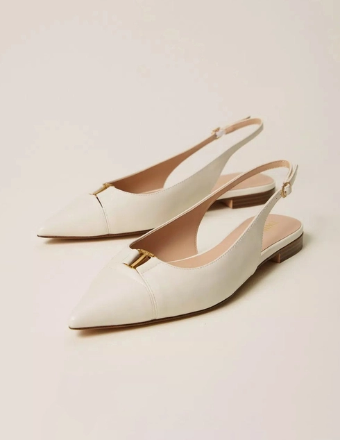 женские белые Босоножки Twinset 261TCP036-00381 - фото-2