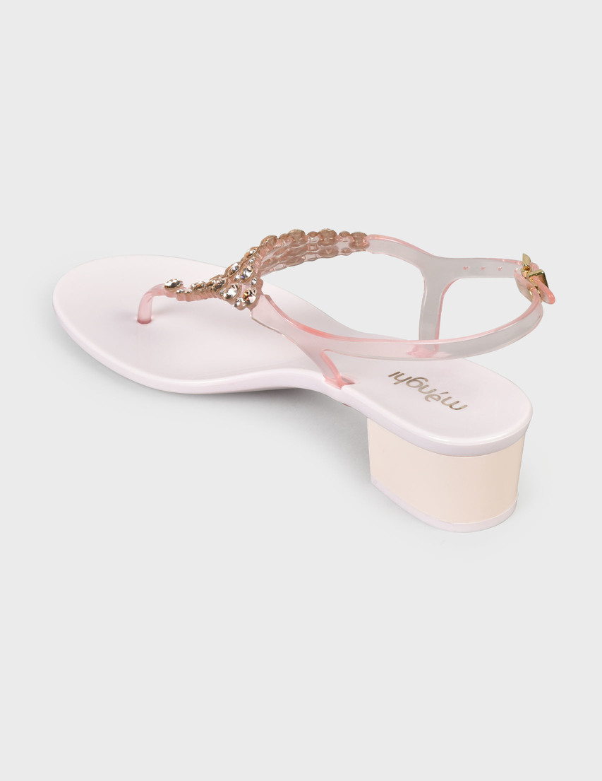 женские розовые Босоножки Menghi AGR-703-pink - фото-2