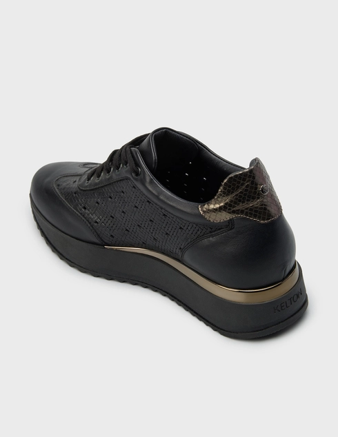 женские черные Кроссовки Kelton AH0100_black - фото-2