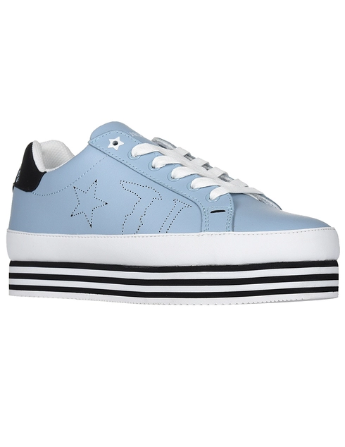 голубые Кроссовки Trussardi 00129-C010_blue