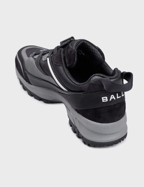 мужские черные Кроссовки Bally 9008_black - фото-2