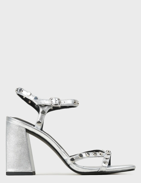 женские серебряные Босоножки What For SS20WF150 - фото-2