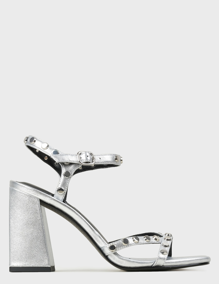 женские серебряные Босоножки What For SS20WF150 - фото-2