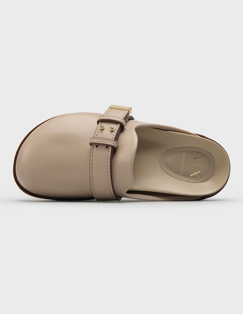 бежевые женские Шлепанцы Armani Exchange XW002577-AF21266-U6223_beige 10894 грн