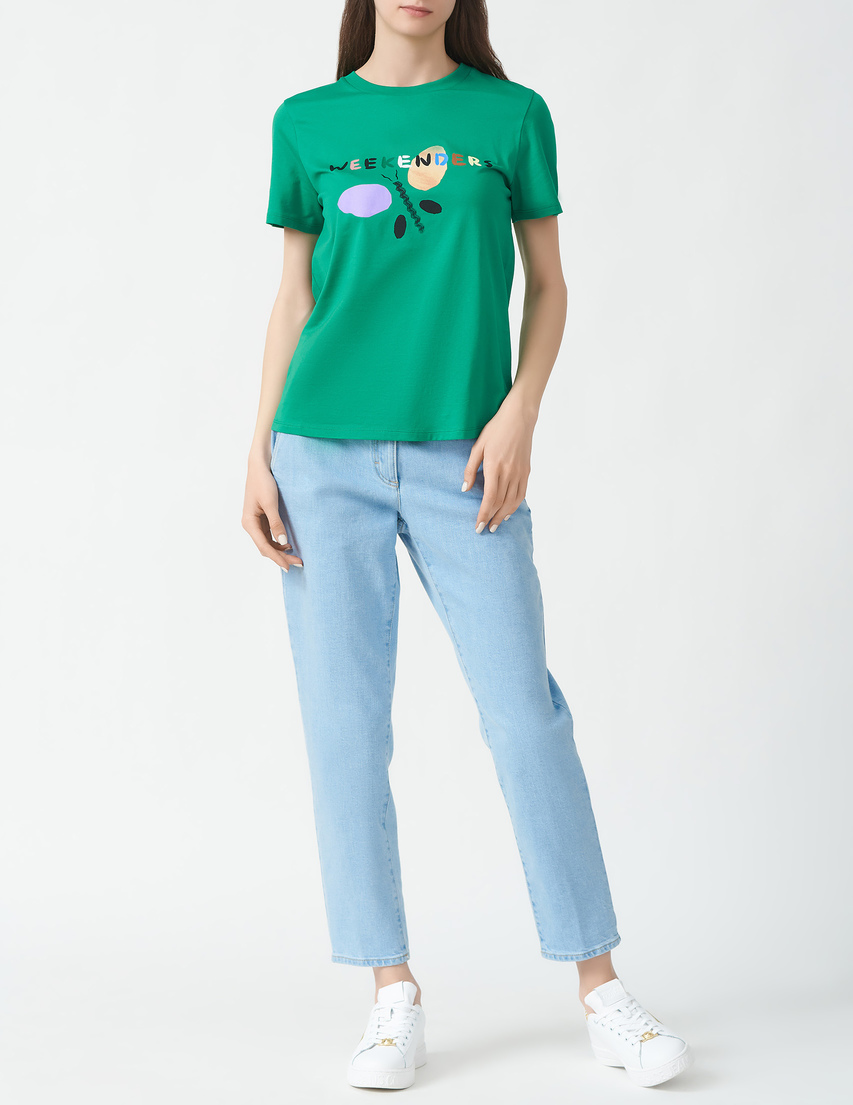 Футболка Weekend Max Mara POLKA_green_176196 (Зеленый) в интернет ...