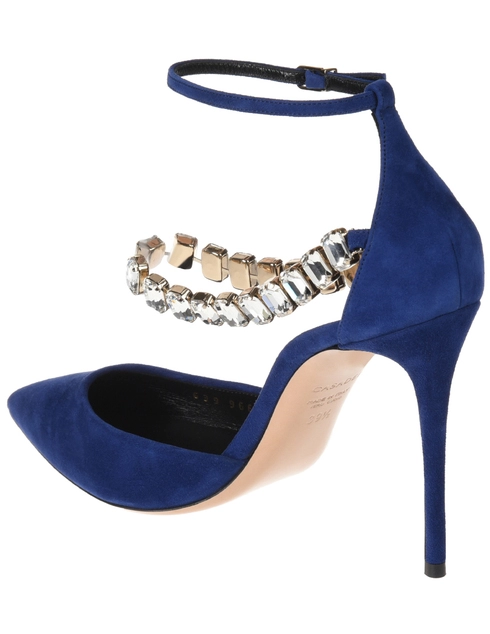 женские синие Босоножки Casadei S1H716N1001C00735607_blue - фото-2