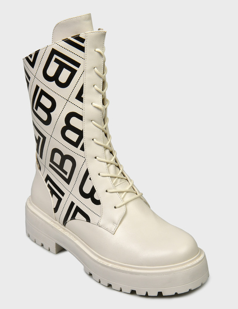белые Ботинки Laura Biagiotti 8280-logo_white