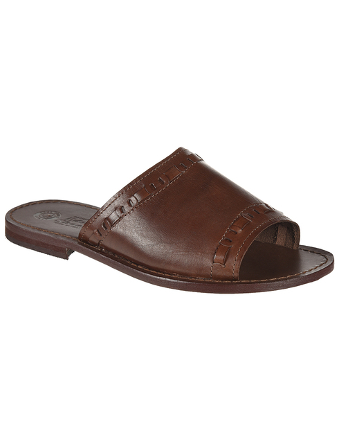 коричневые Шлепанцы Eder Shoes 740_brown