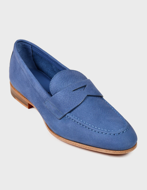 голубые Туфли Santoni SWUSM57616BI3SERVU40-blue