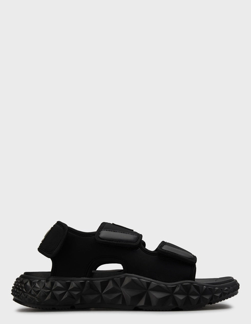 женские черные текстильные Сандалии Ea7 Emporio Armani 004-312_black - фото-5