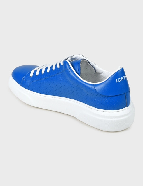 мужские синие Кеды Iceberg 1315-К-electric-logo-blue - фото-2