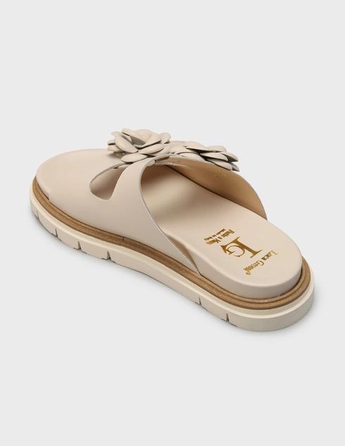 женские бежевые Шлепанцы Luca Grossi L979S_beigeM - фото-2