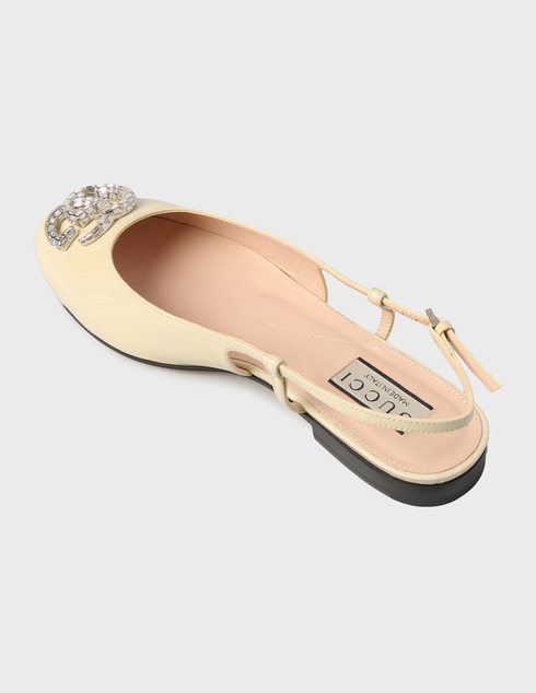 женские бежевые Босоножки Gucci GG2009BIEG_beige - фото-2