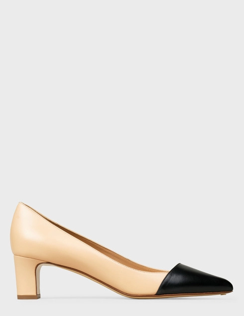 женские бежевые кожаные Туфли Francesco Russo FR-R1P485-N239-beige - фото-5