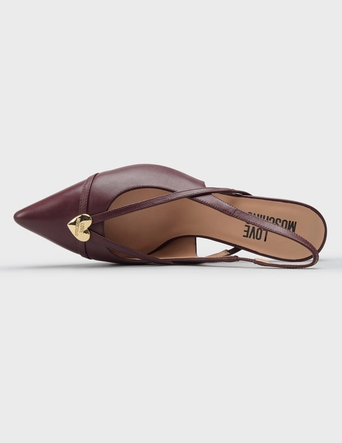 бордовые женские Босоножки Love Moschino JA10186G1PIA0552_bordo 14553 грн