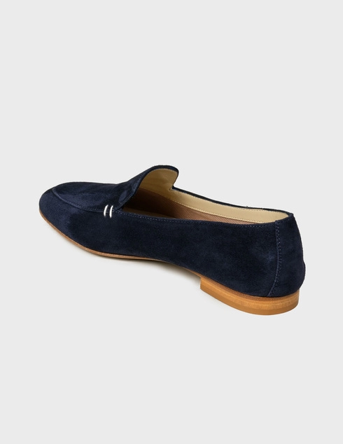 женские синие Лоферы Kiton Kit-D47803N0010412008-blue - фото-2